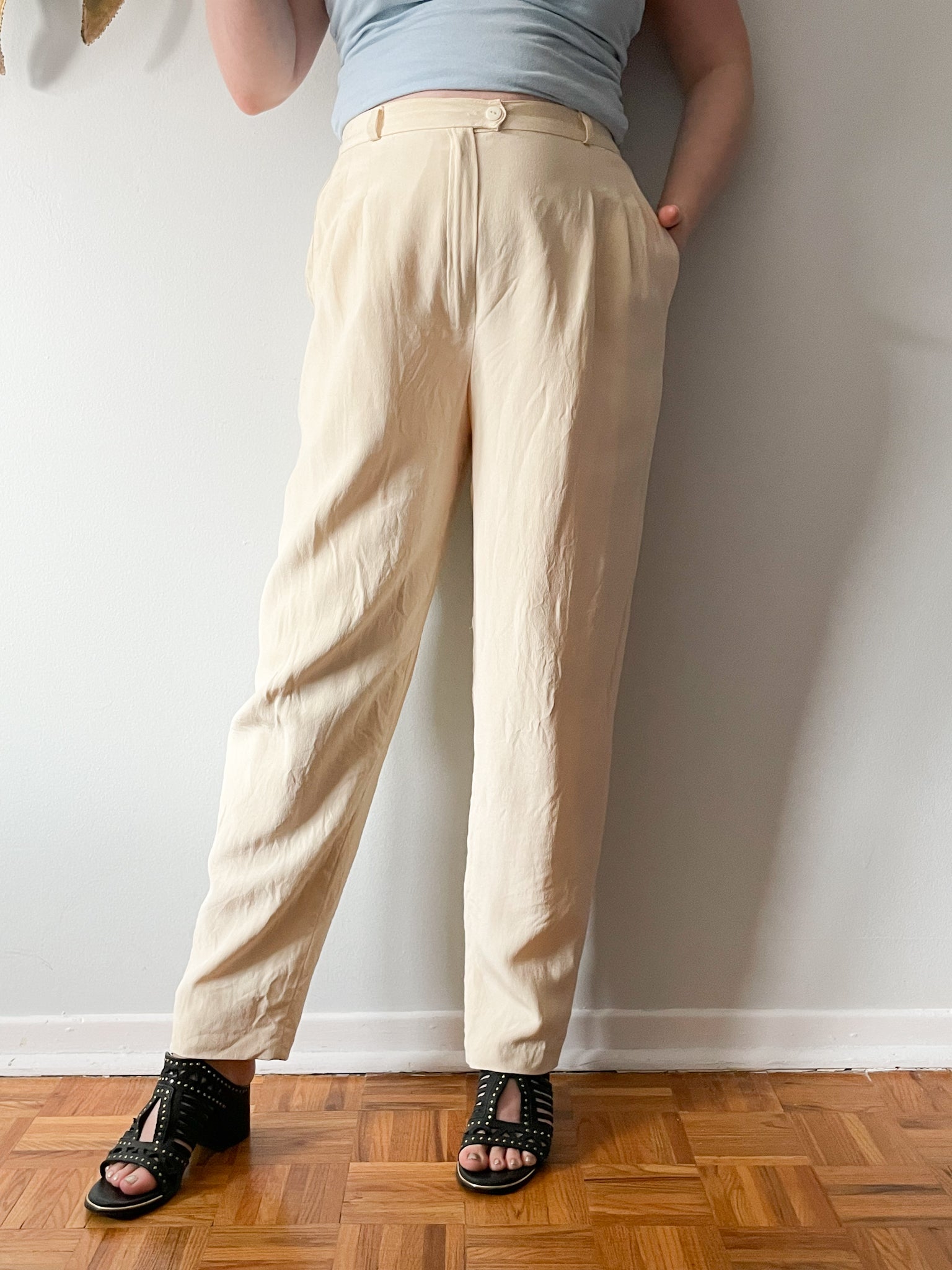 Corduroy Pants Beige Corduroy Pants Women's Pants Brown Trousers Beige High  Waisted Trouser Vintage Pants -  Canada