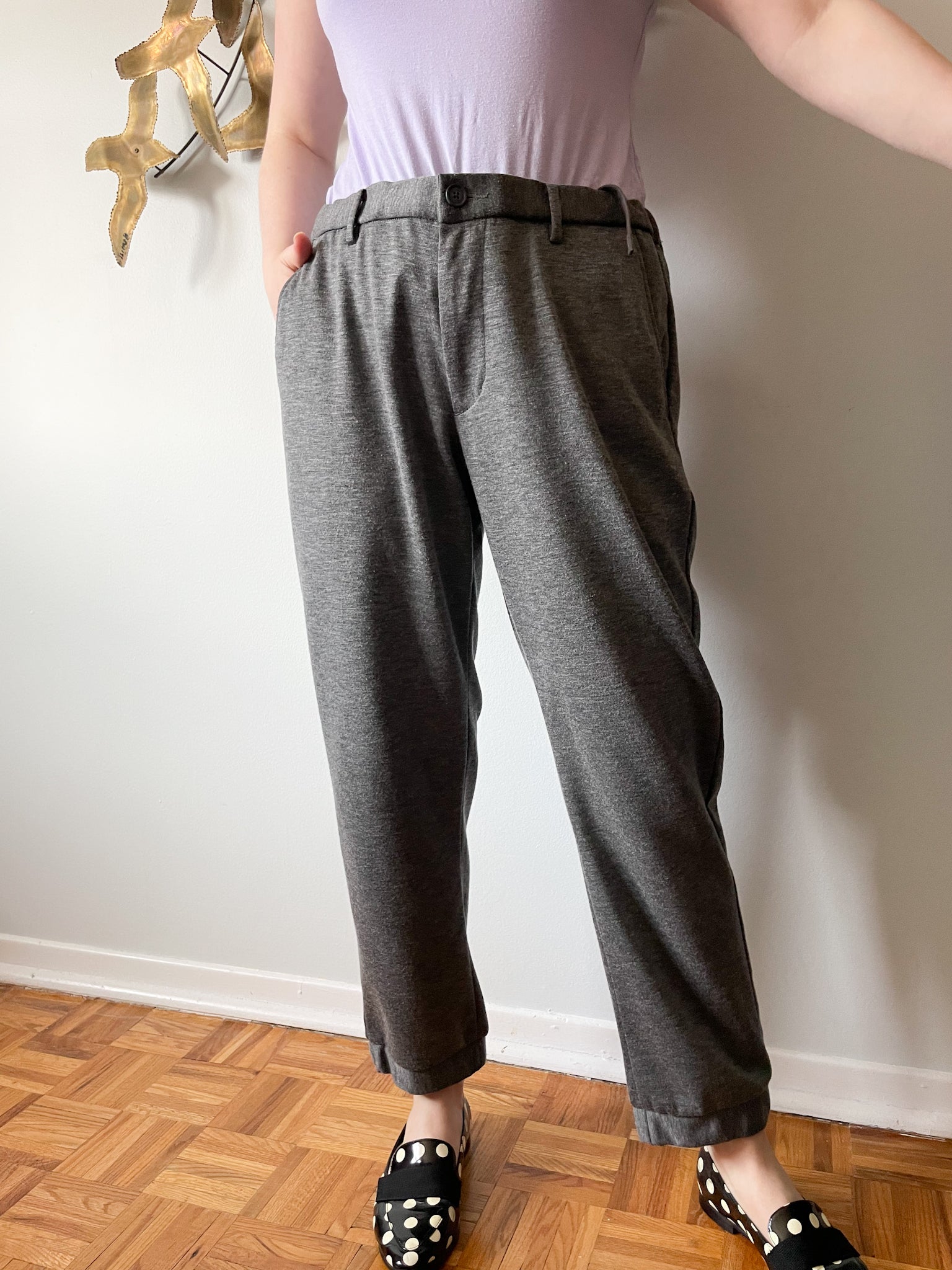 Uniqlo Grey High Rise Sweat Jogger Pants - XL – Le Prix Fashion