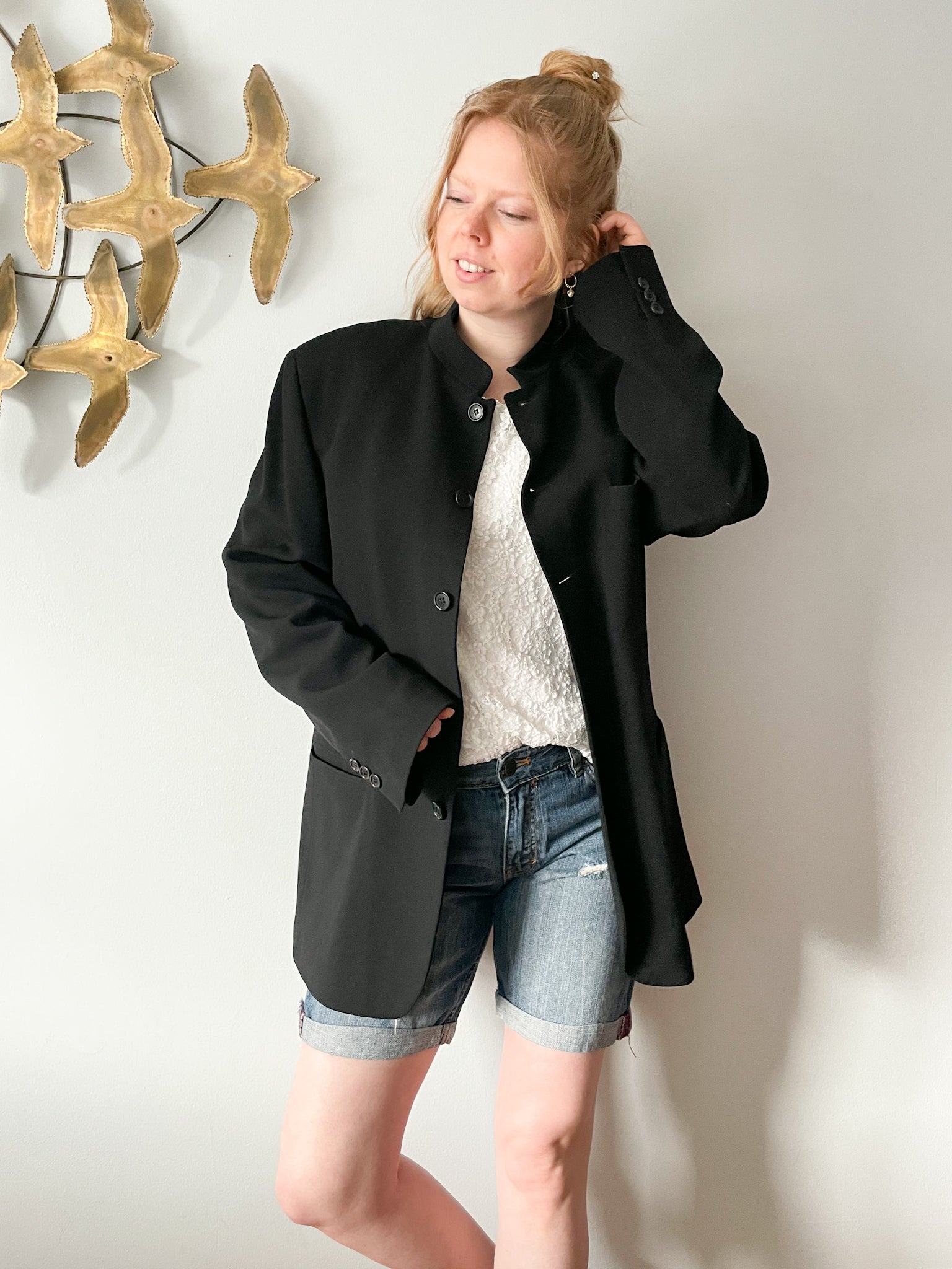 Extra long blazer on sale womens