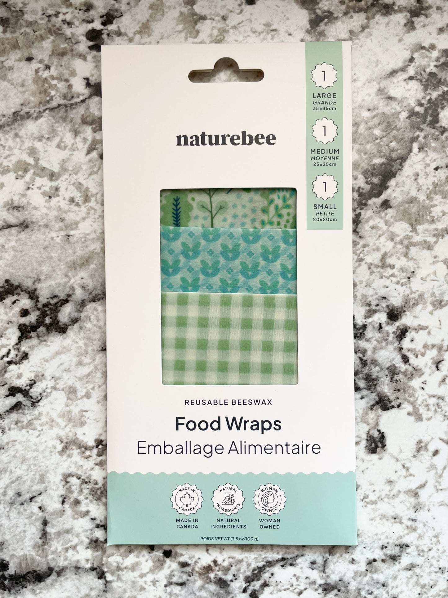 Beeswax Wrap Variety Set - Green