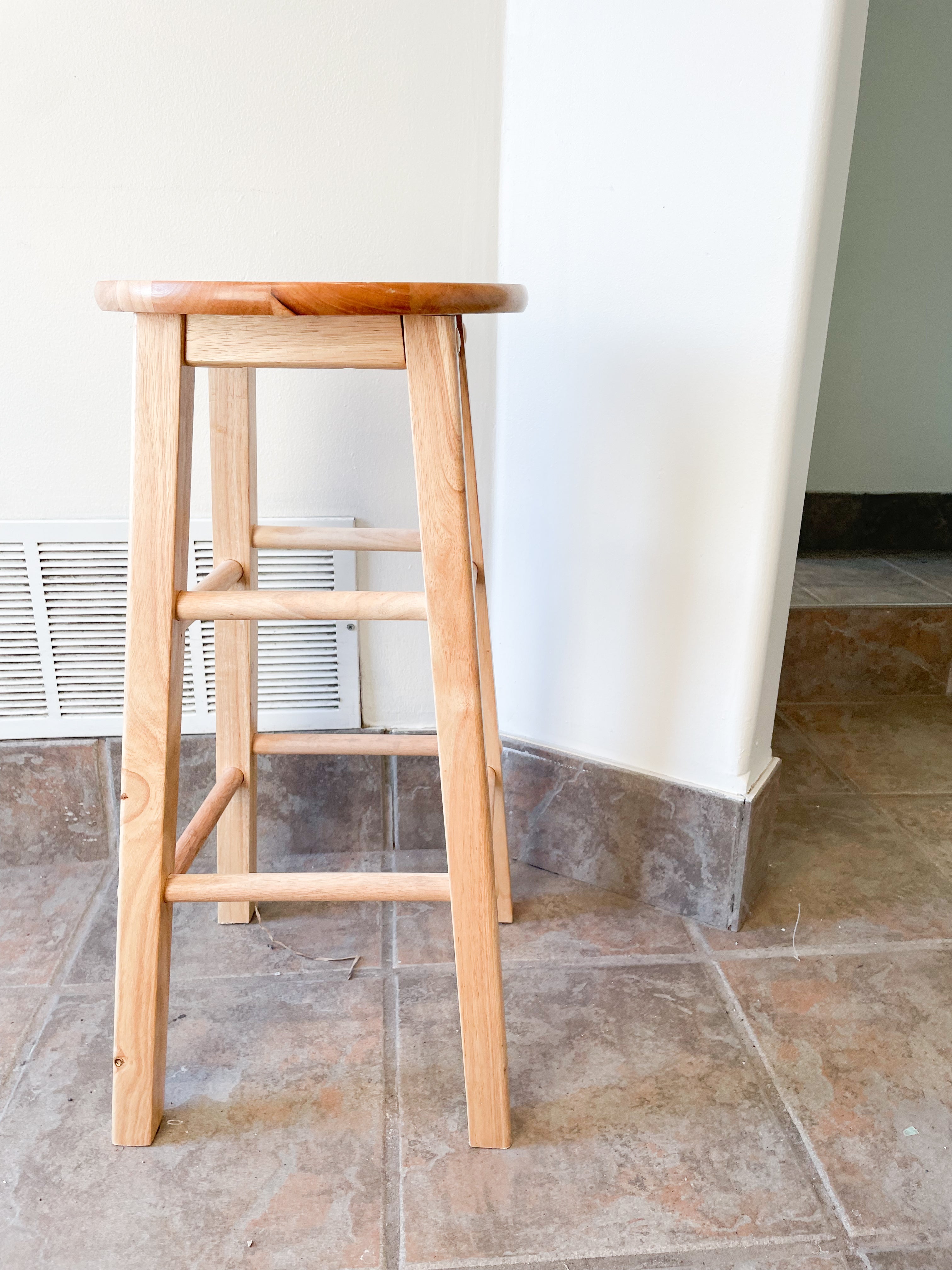 24 natural discount wood bar stool