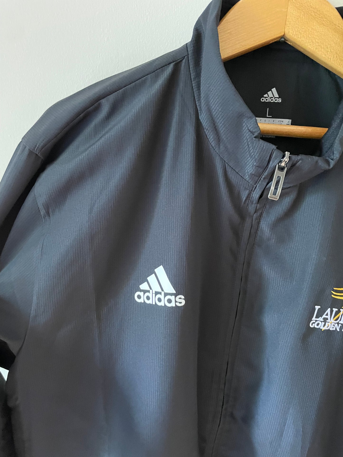 Adidas Laurier Black Climalite Zipper Jacket - L/XL