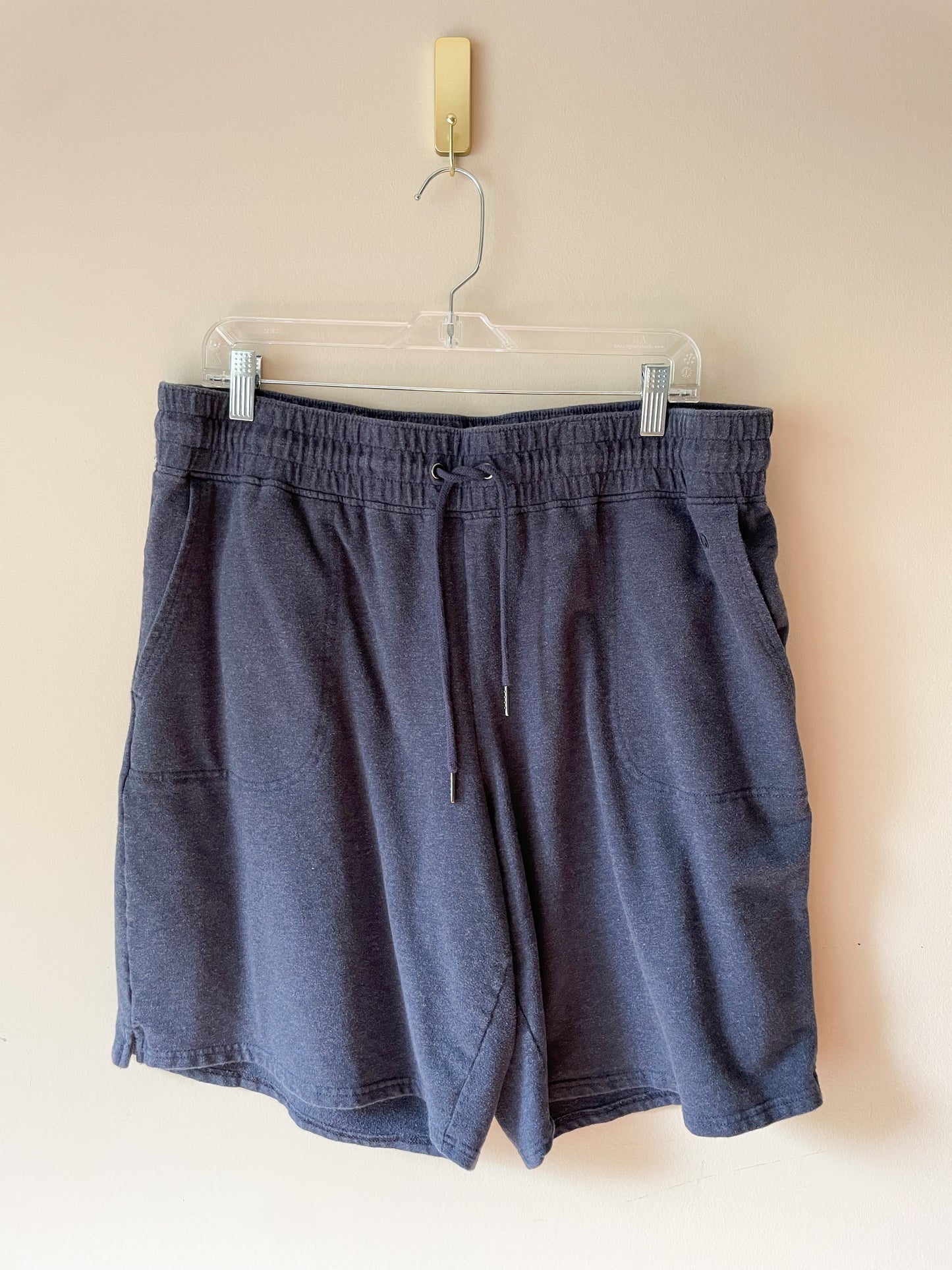 Hyba Navy French Terry Cotton Sweat Shorts - 2X