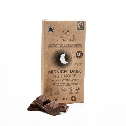 Galerie au Chocolat Fairtrade 72% Dark Chocolate Bar