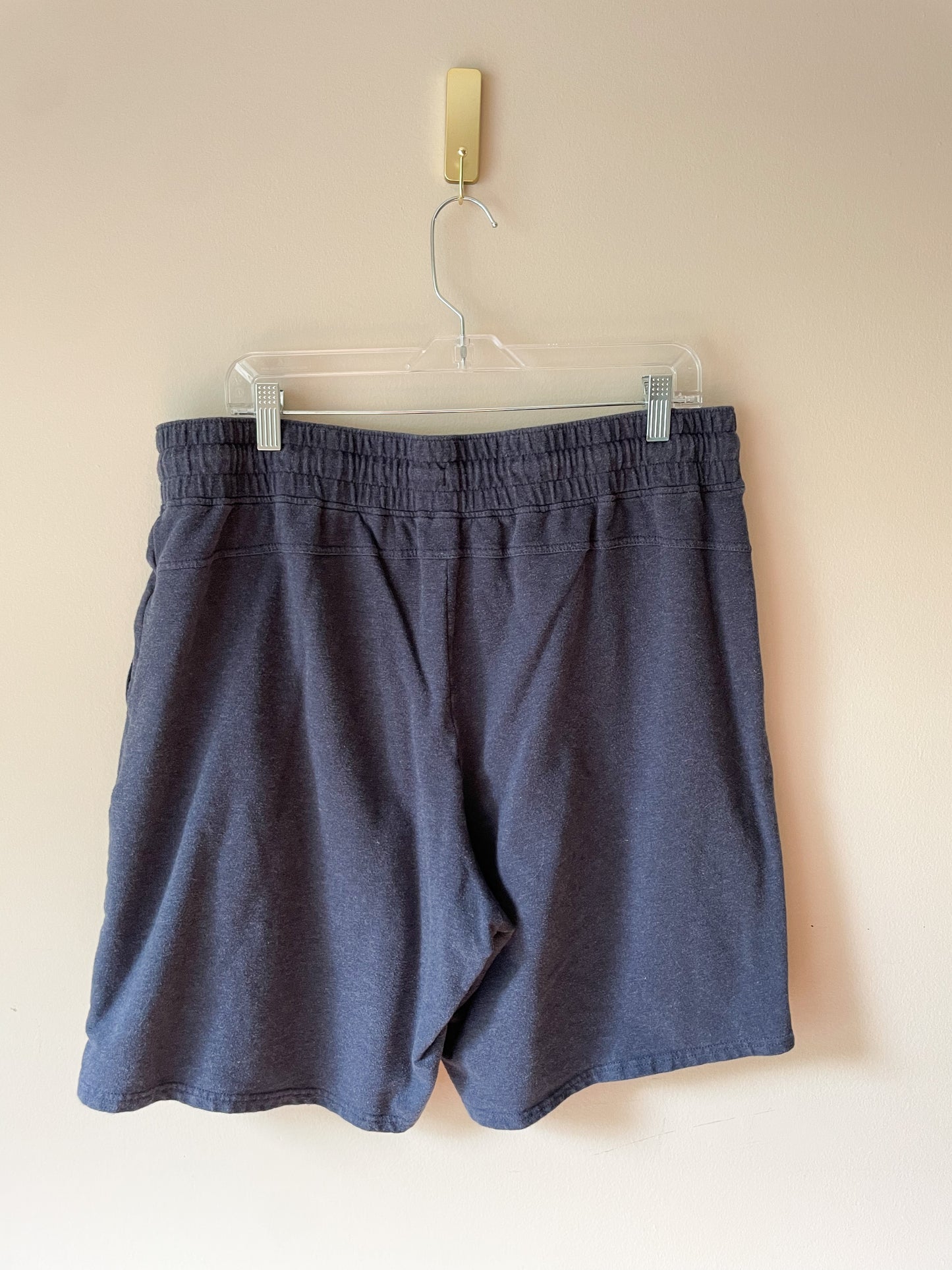 Hyba Navy French Terry Cotton Sweat Shorts - 2X