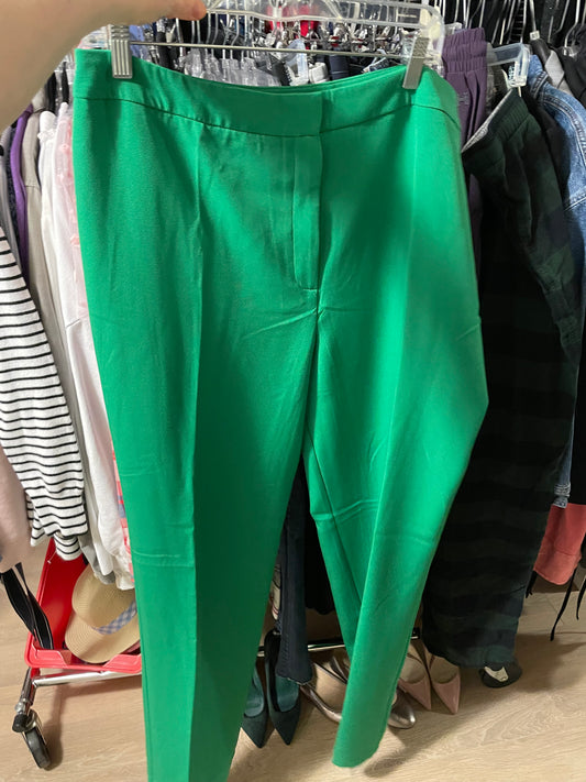 LTS Kelly Green Straight Leg Trousers NWT - Size 14