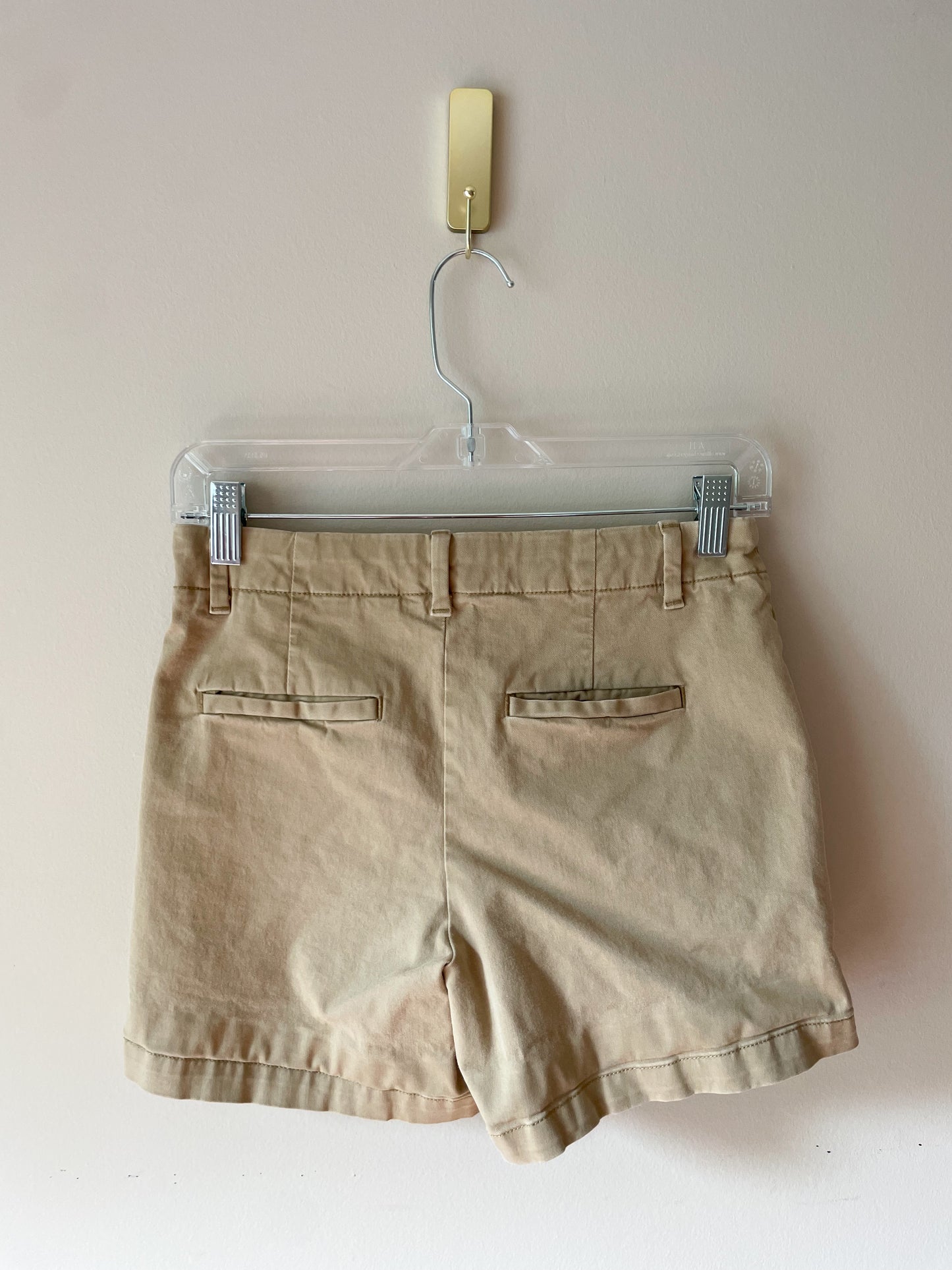 Banana Republic Authentic Chino High Rise Beige Shorts - Size 0