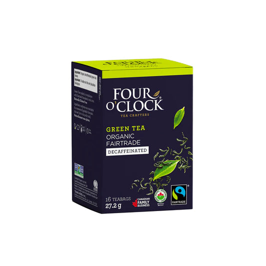 Four O'Clock Decaffeinated Organic Fairtrade Green Tea