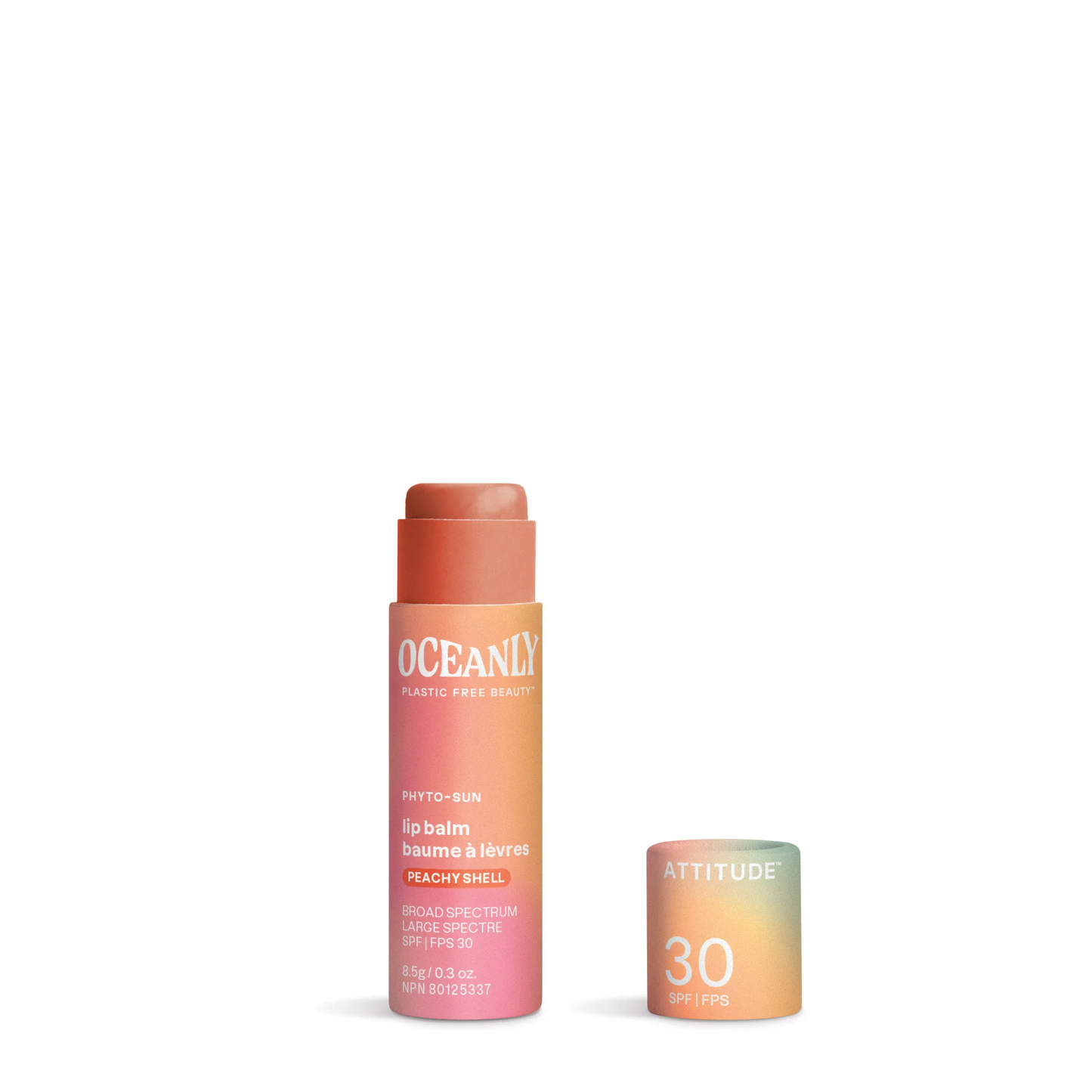 Oceanly Lip Balm SPF 30 – Peachy Shell