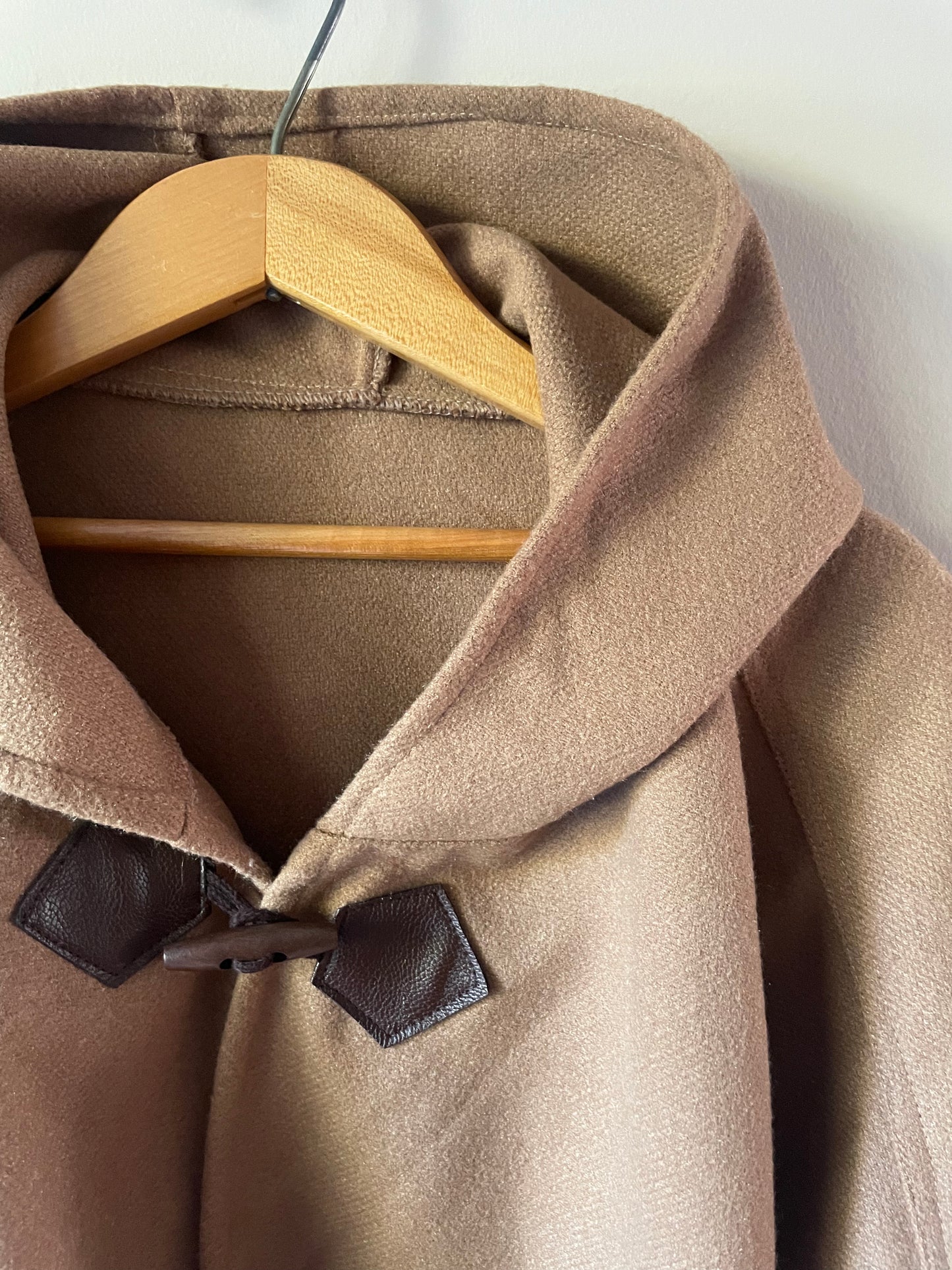 Camel Wool Cape - One Size