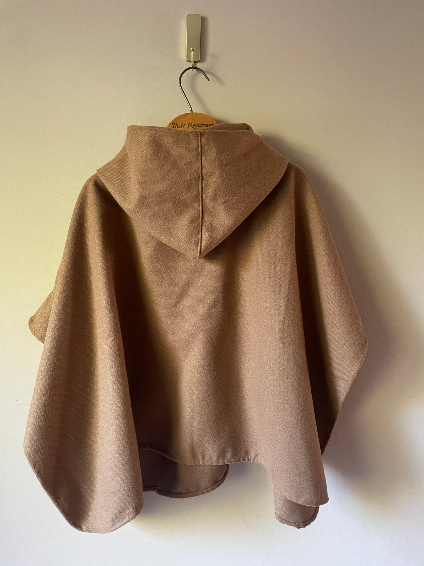 Camel Wool Cape - One Size