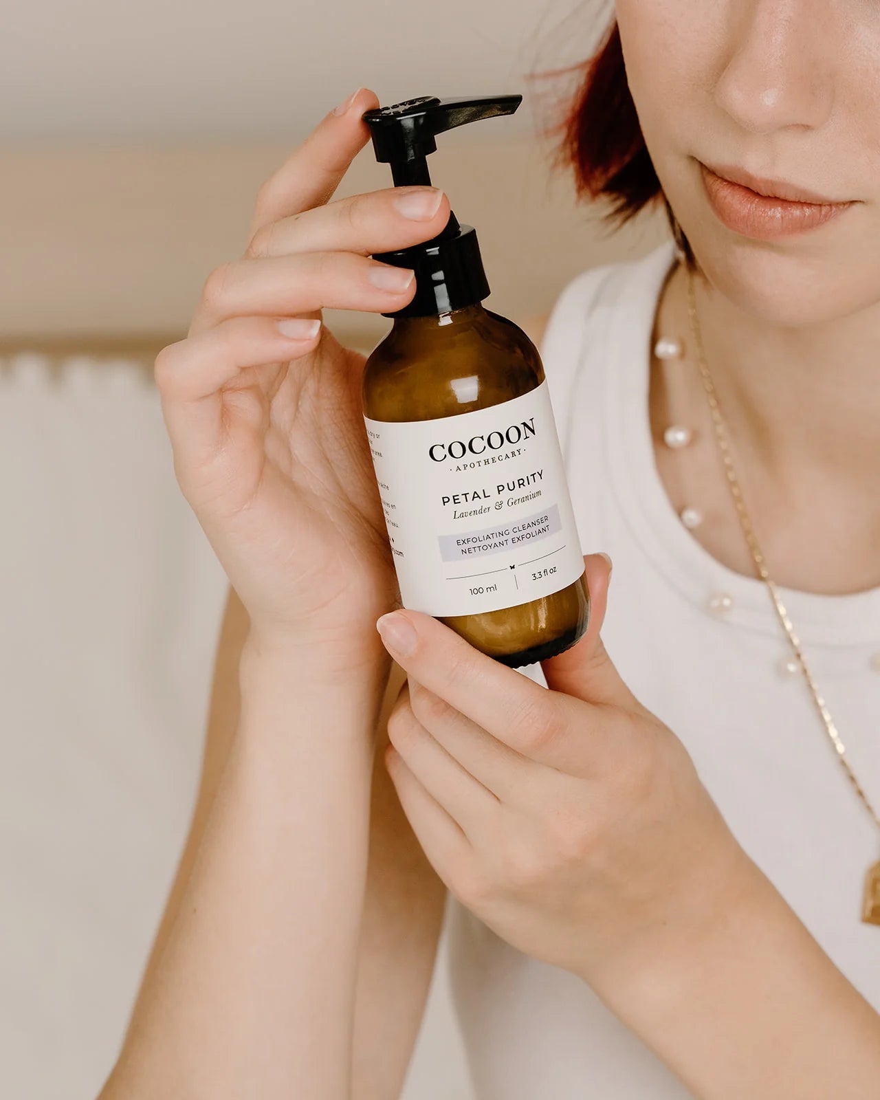 Cocoon Apothecary Petal Purity Exfoliating Cleanser