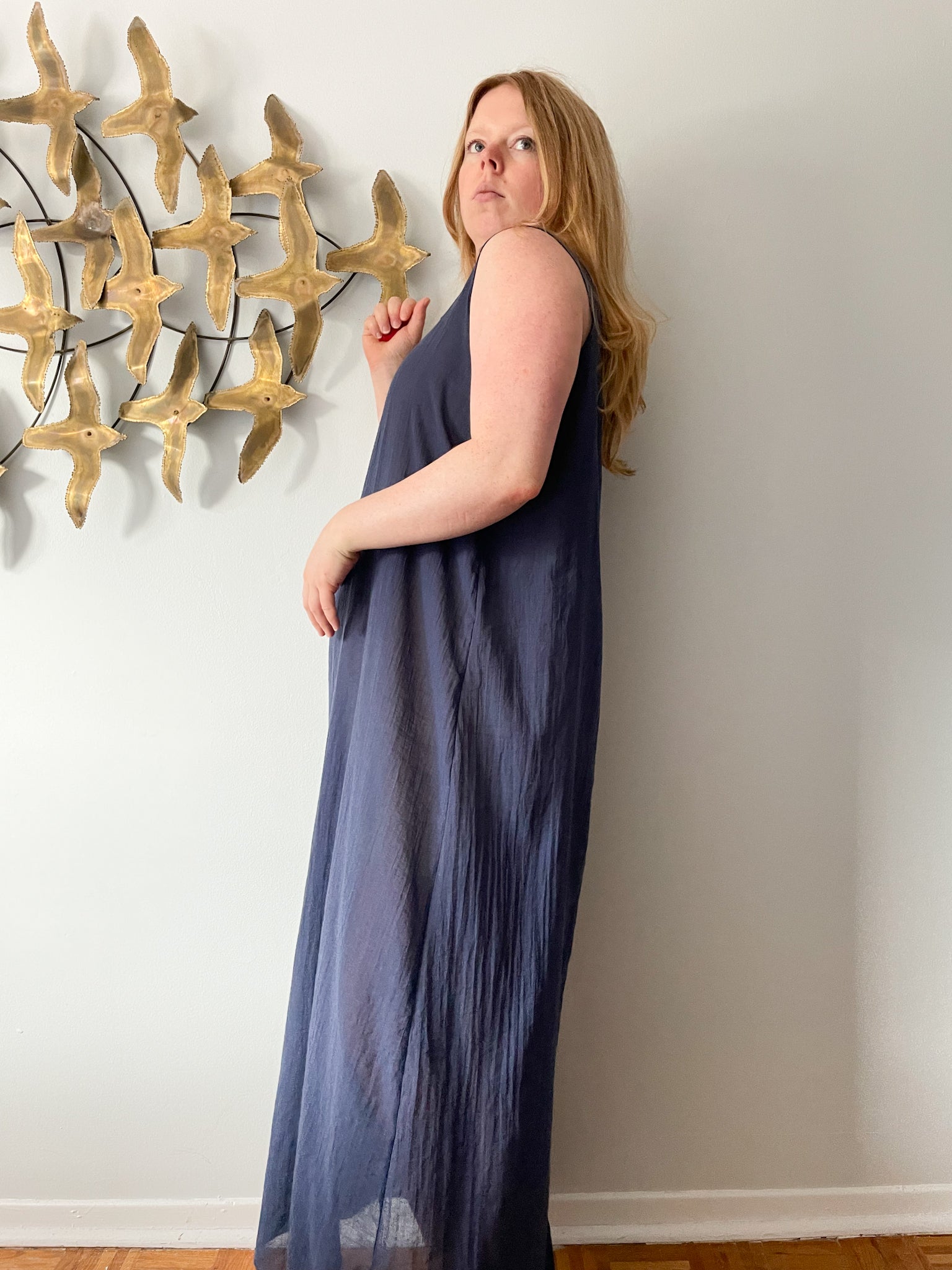 Neutral Floral Maxi Dress – Therapie Boutique
