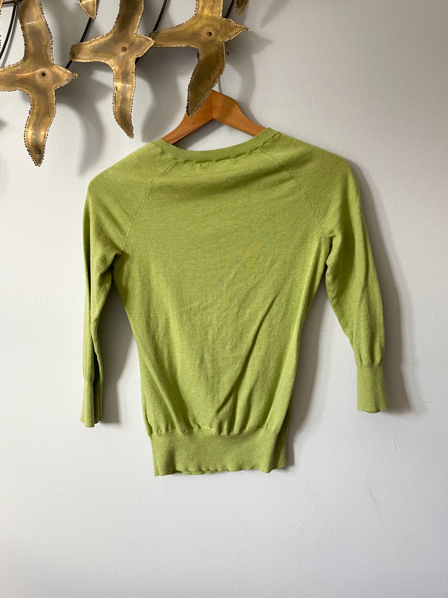 メンズthe country squre green knit