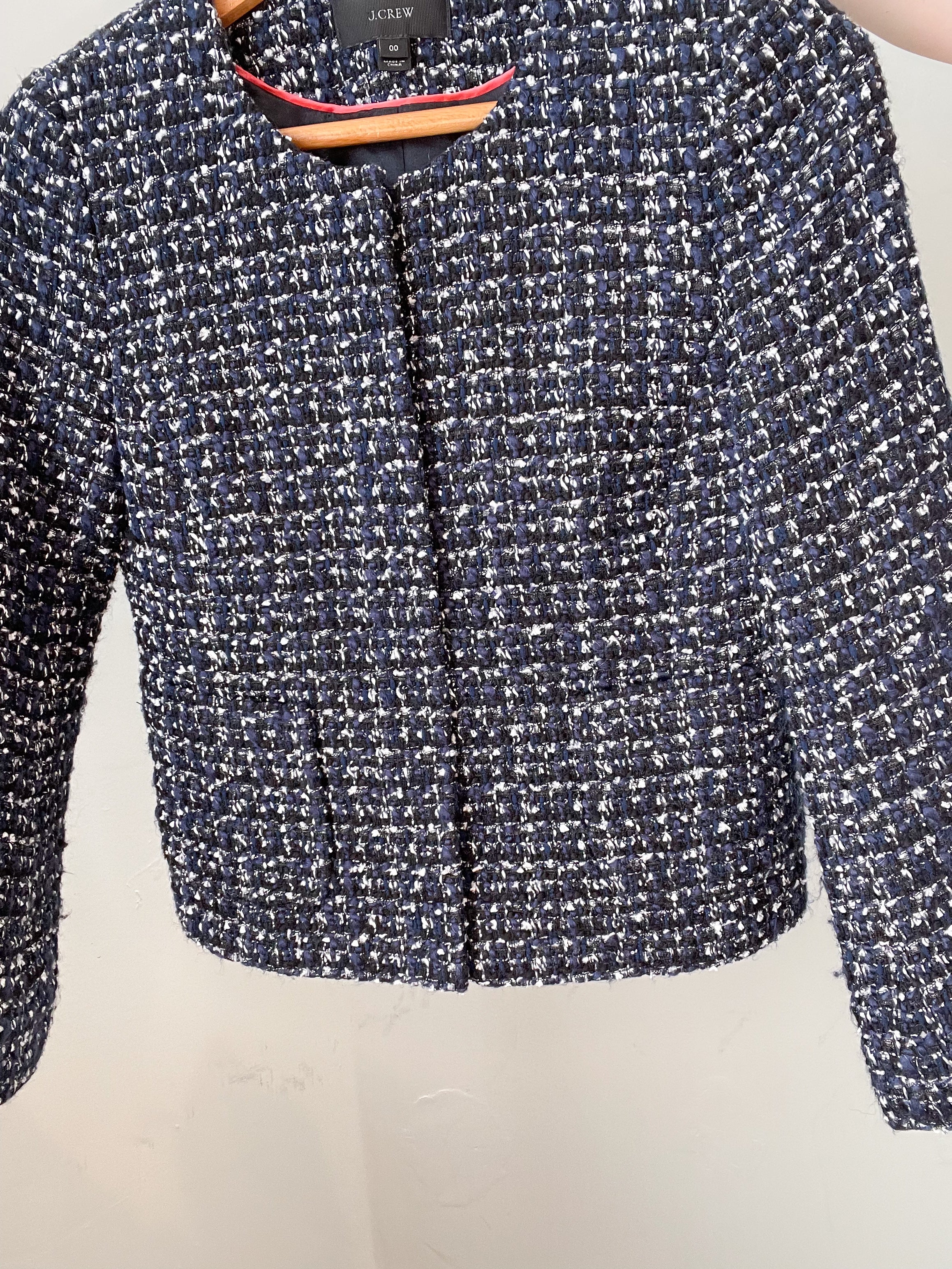 J crew tweed online blazer