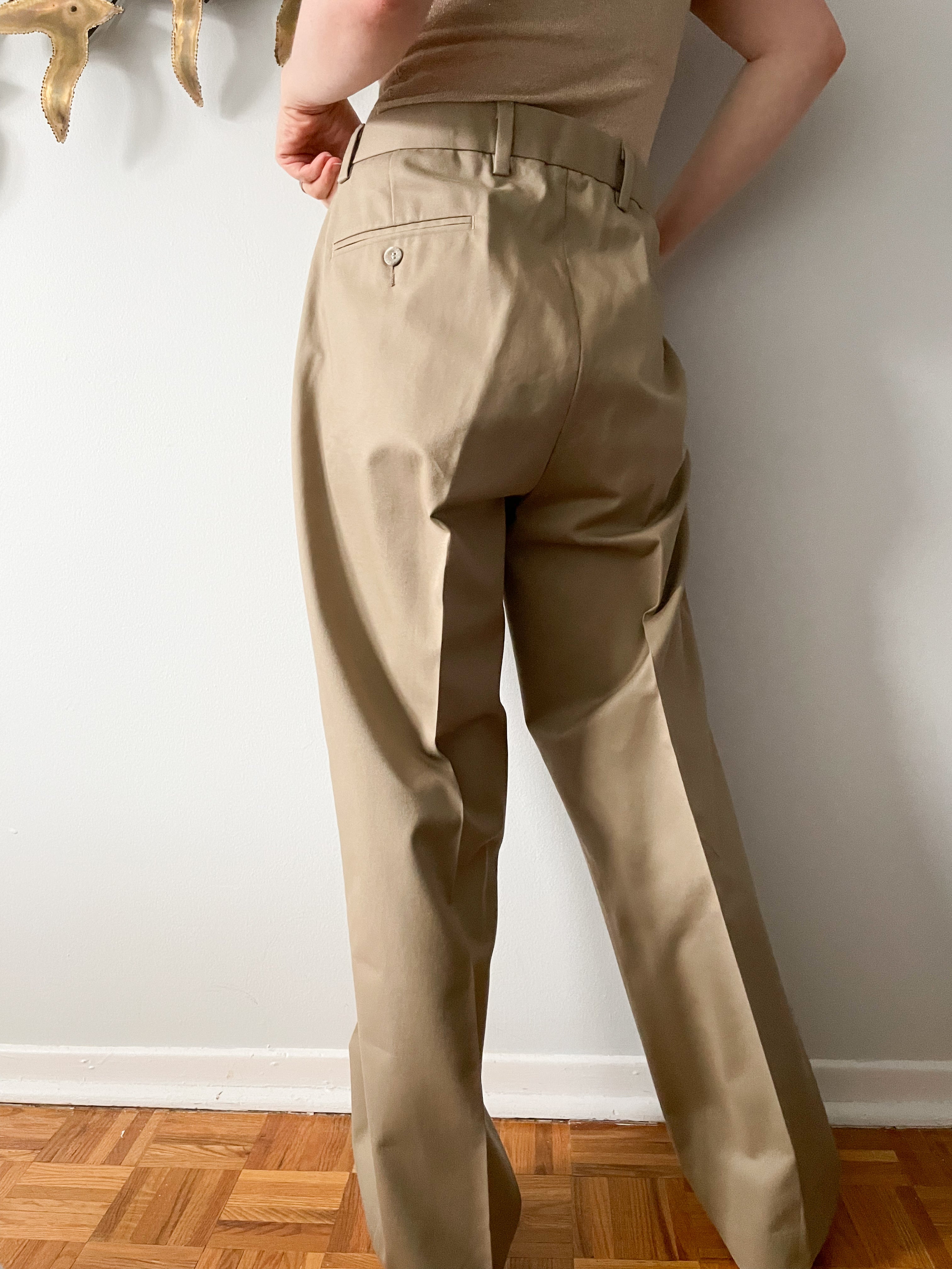 Dockers Alpha Khaki Stretch Mist Slim Tapered Flat Front Pant, $14 |  Amazon.com | Lookastic