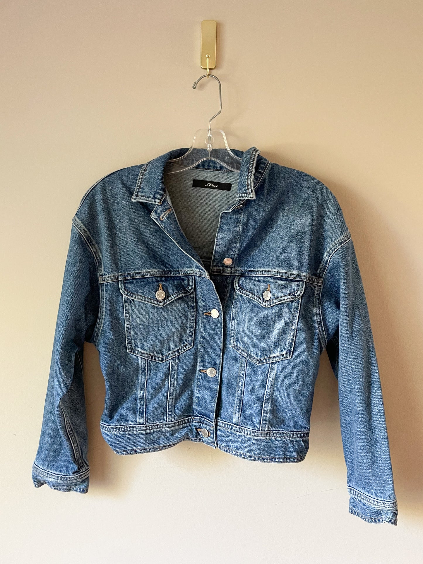 MAVI Rosa Denim Vintage Wash Relaxed 100% Cotton Denim Jacket - XS/S