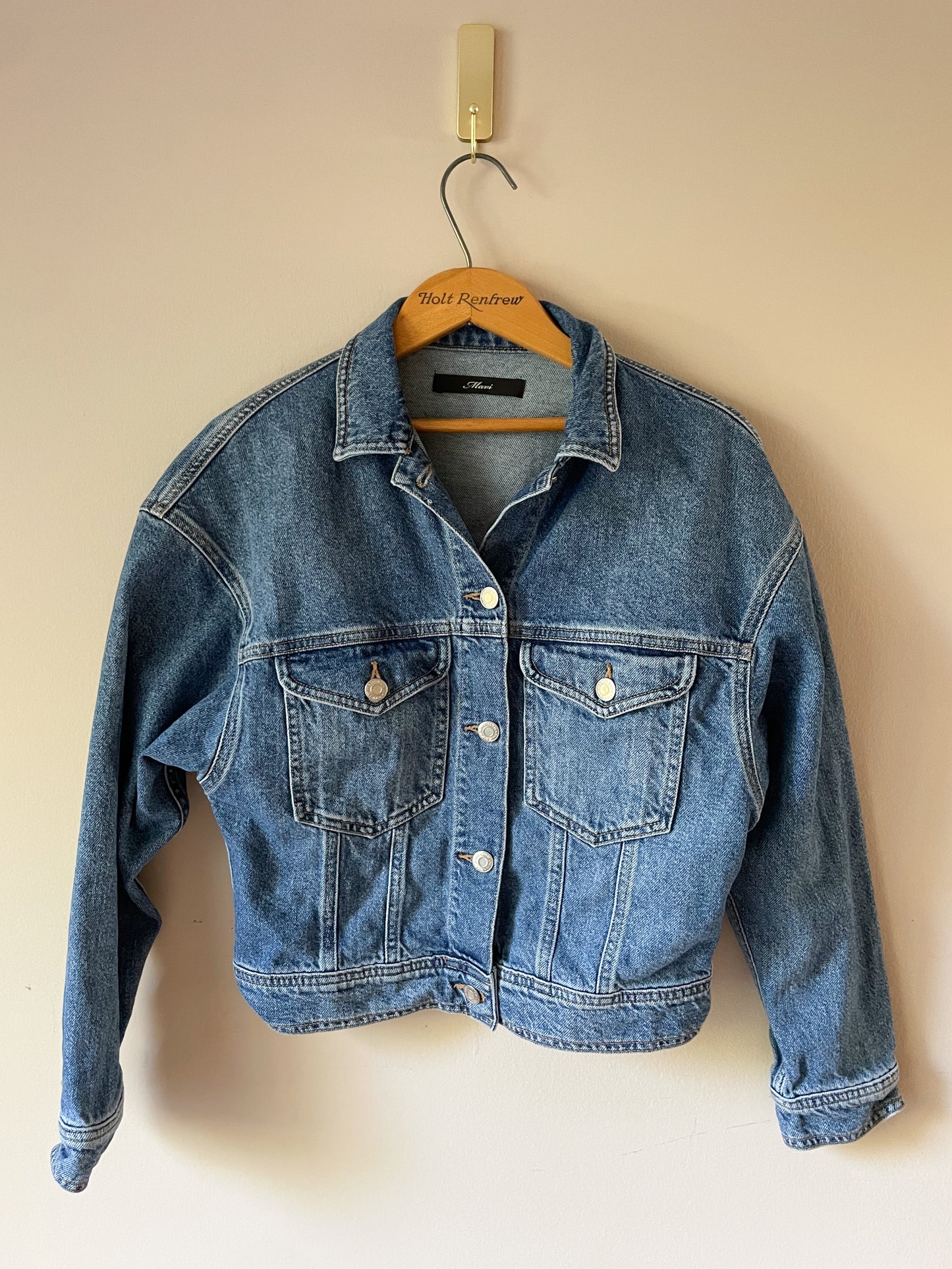 MAVI Rosa Denim Vintage Wash Relaxed 100% Cotton Denim Jacket - XS/S