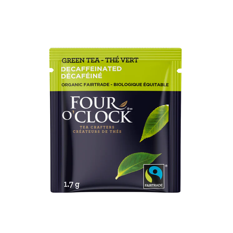 Four O'Clock Decaffeinated Organic Fairtrade Green Tea