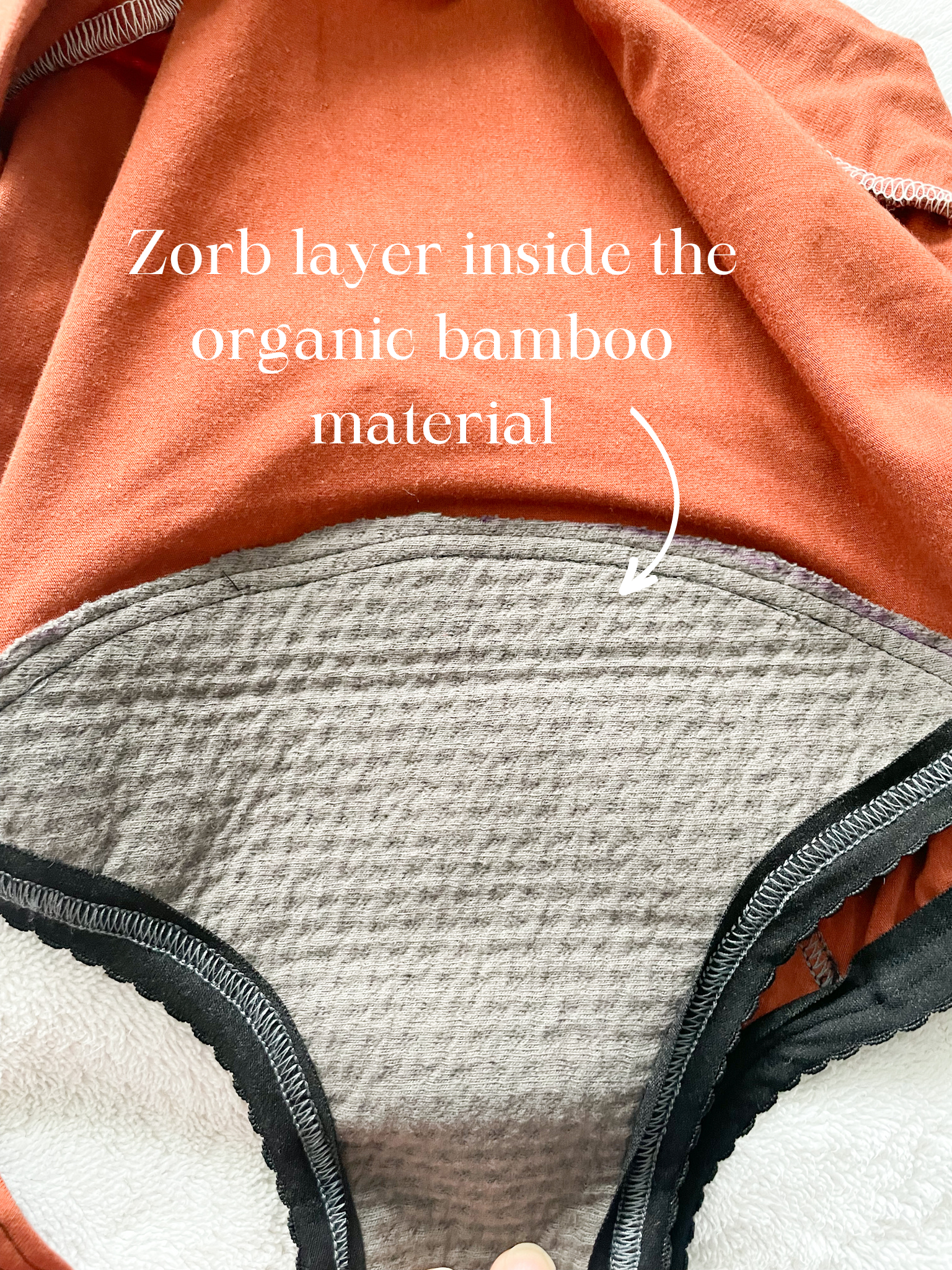 Eco Chic Essential  Bamboo Lace Bikini Period Underwear