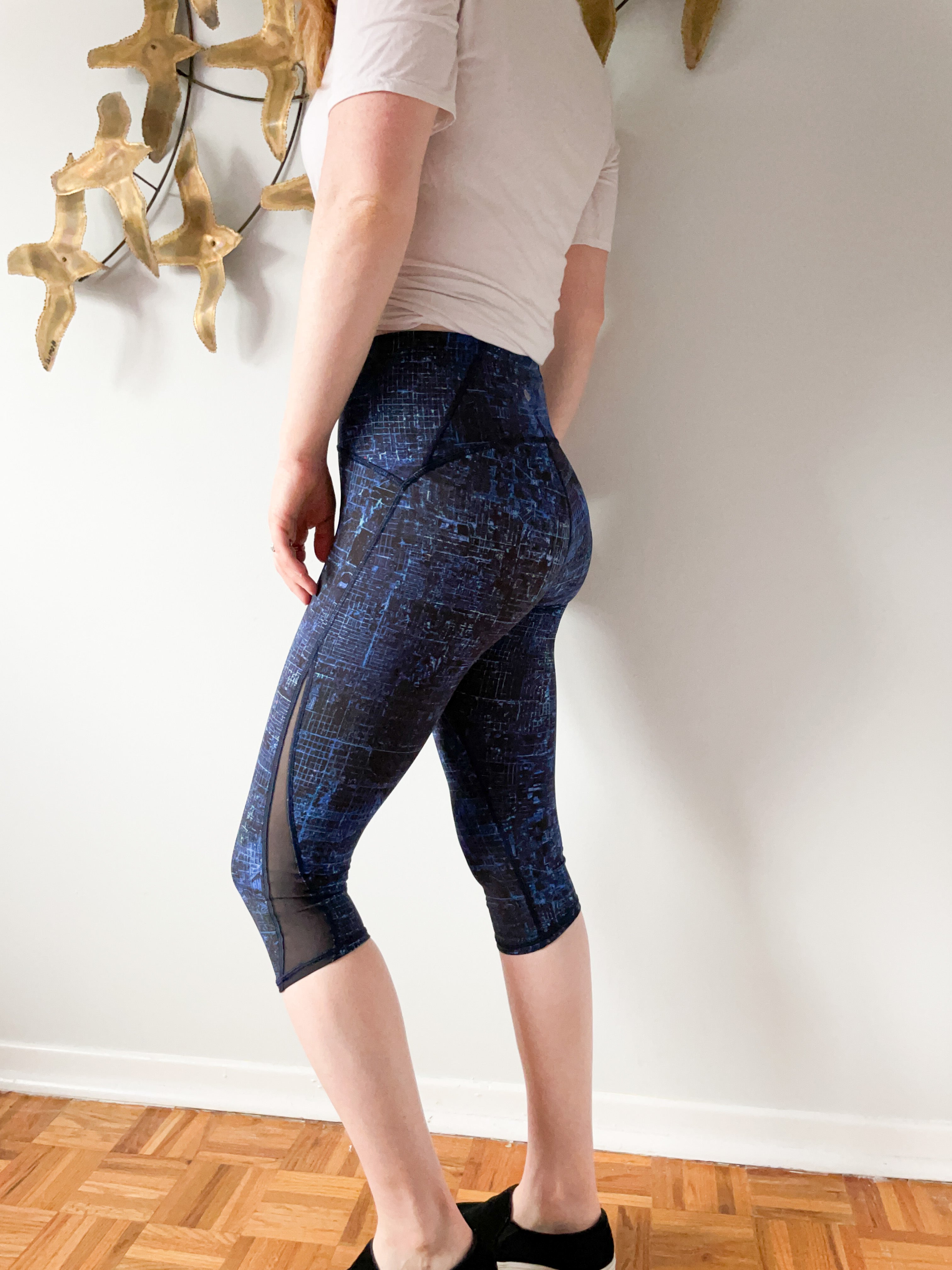 Printed cropped sale leggings