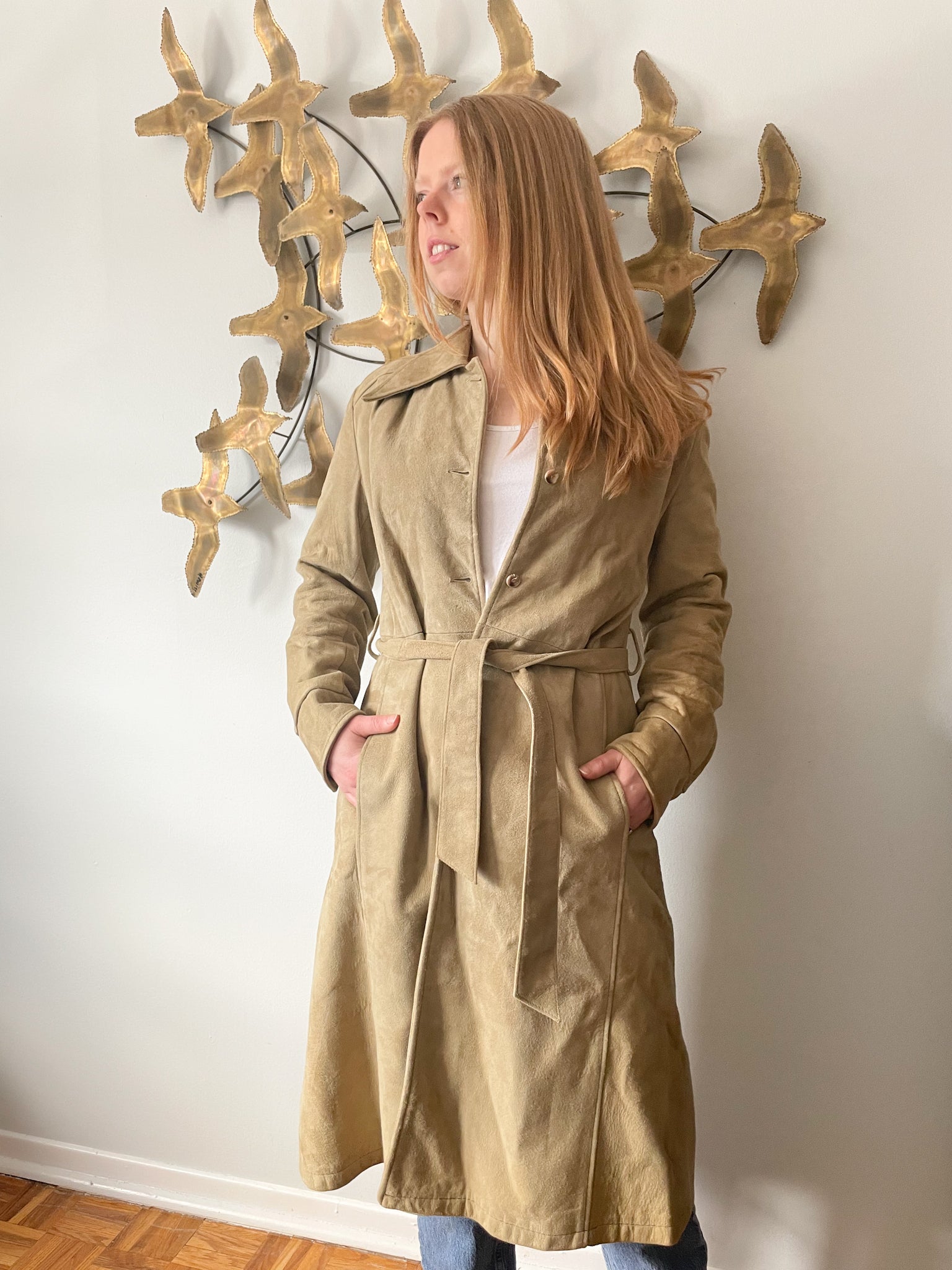 Trench jacket clearance dress