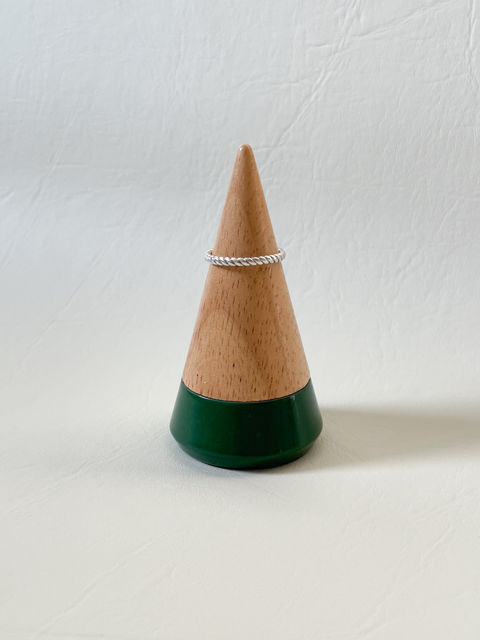 Wooden ring store cone