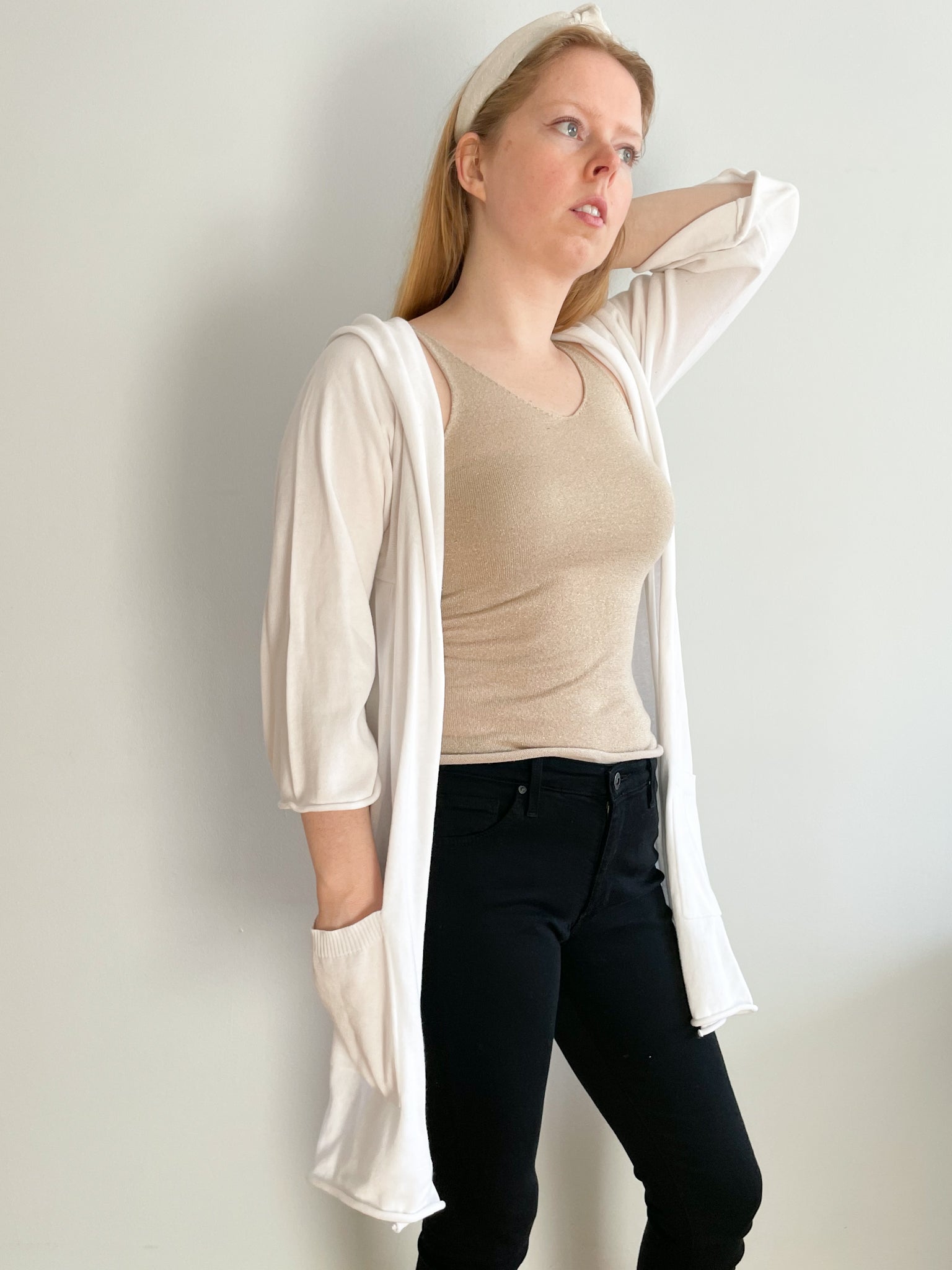 M and s hot sale white cardigan