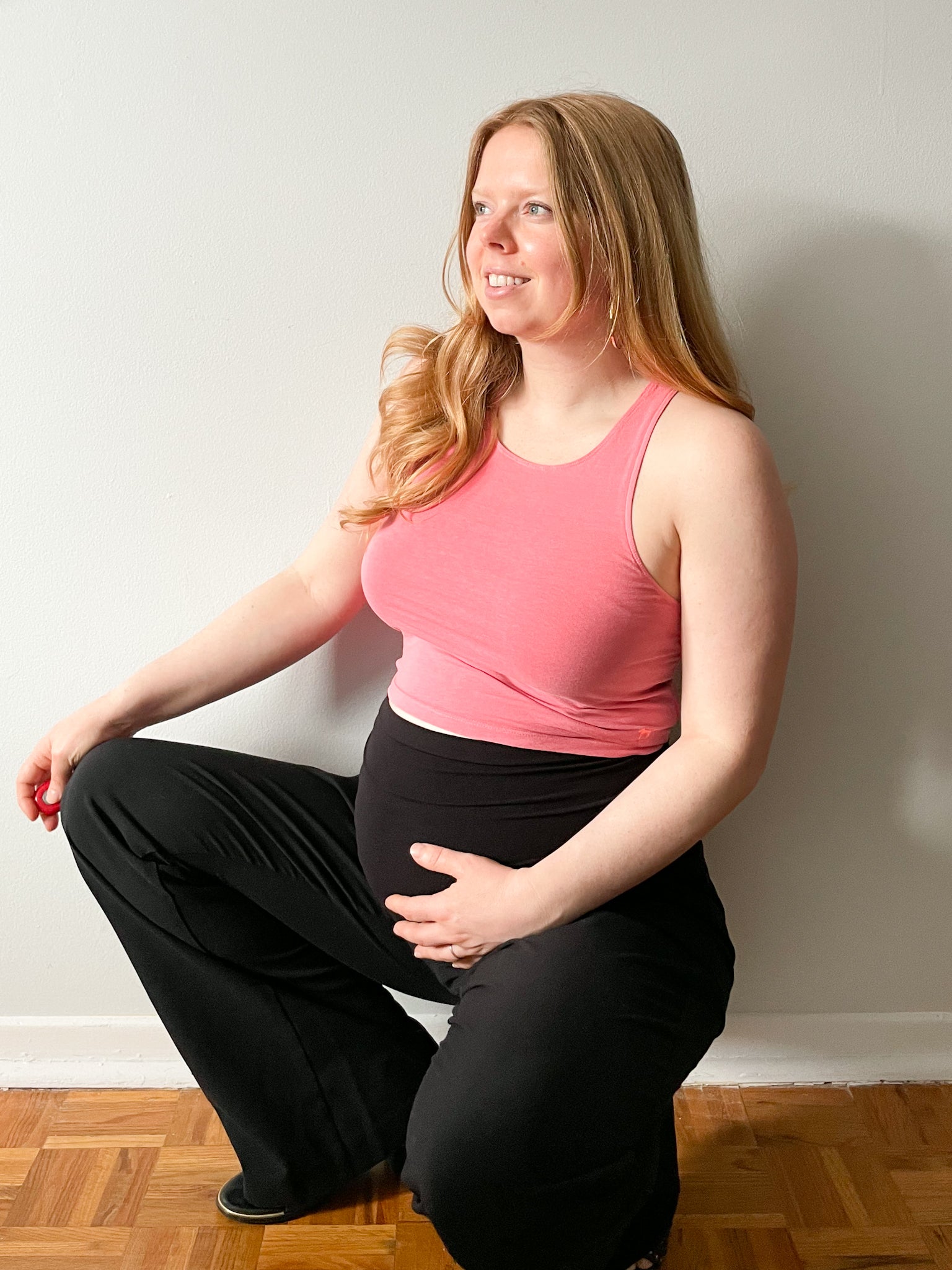 Motherhood Black Secret Fit Belly Straight Leg Maternity Pants