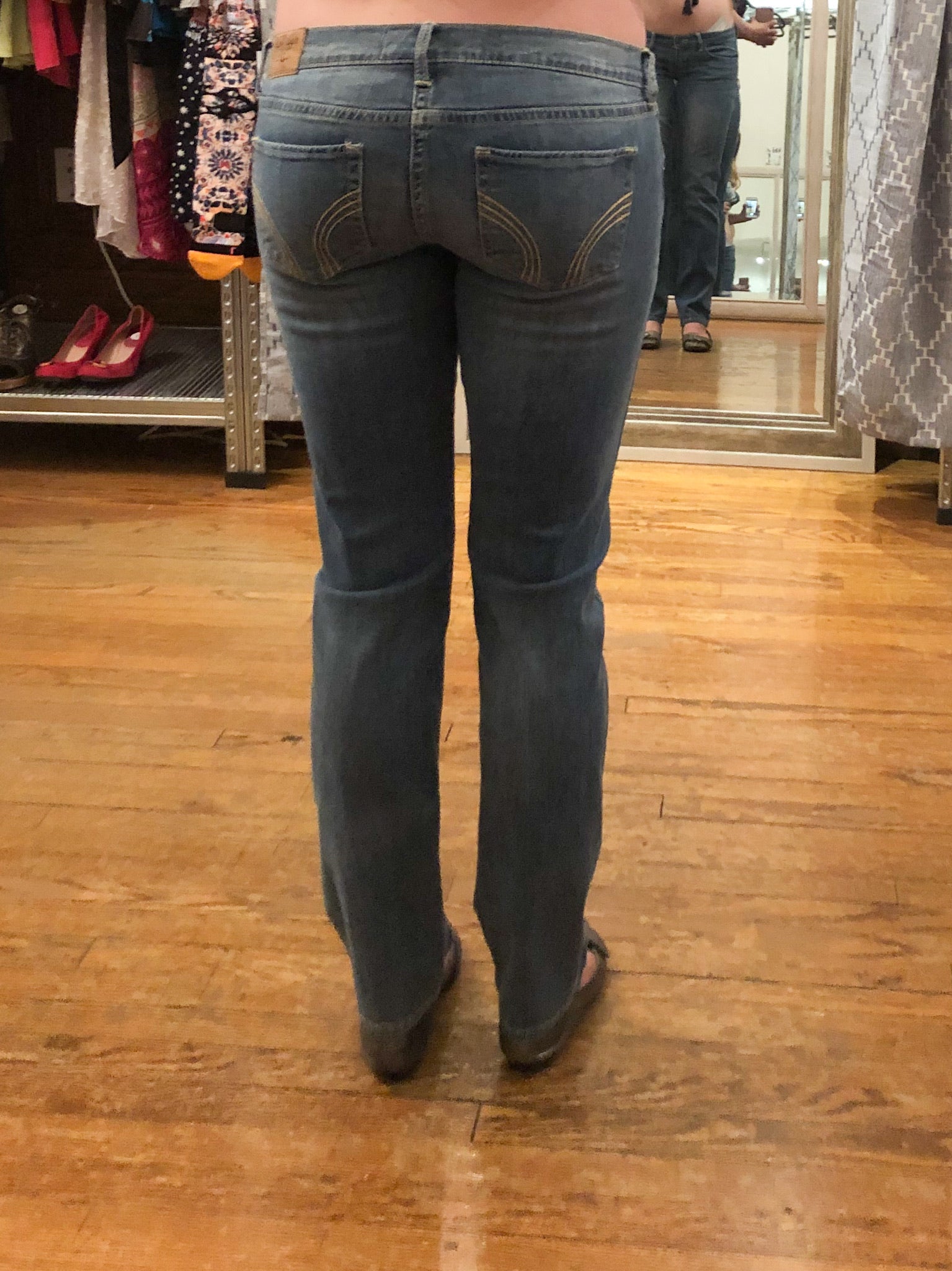 Hollister jeans clearance stretch