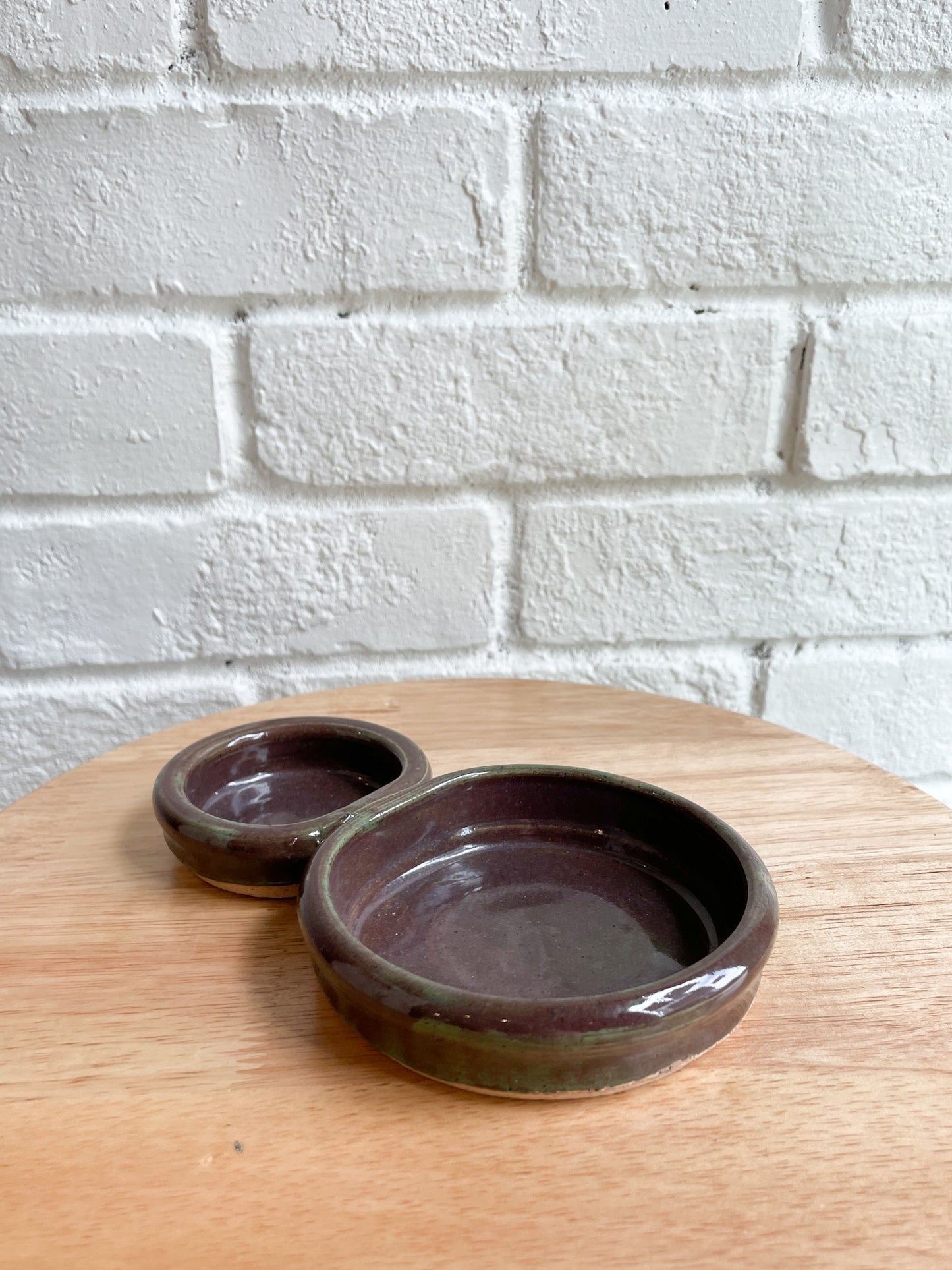 Duo Dip Ceramic Catchall Dish