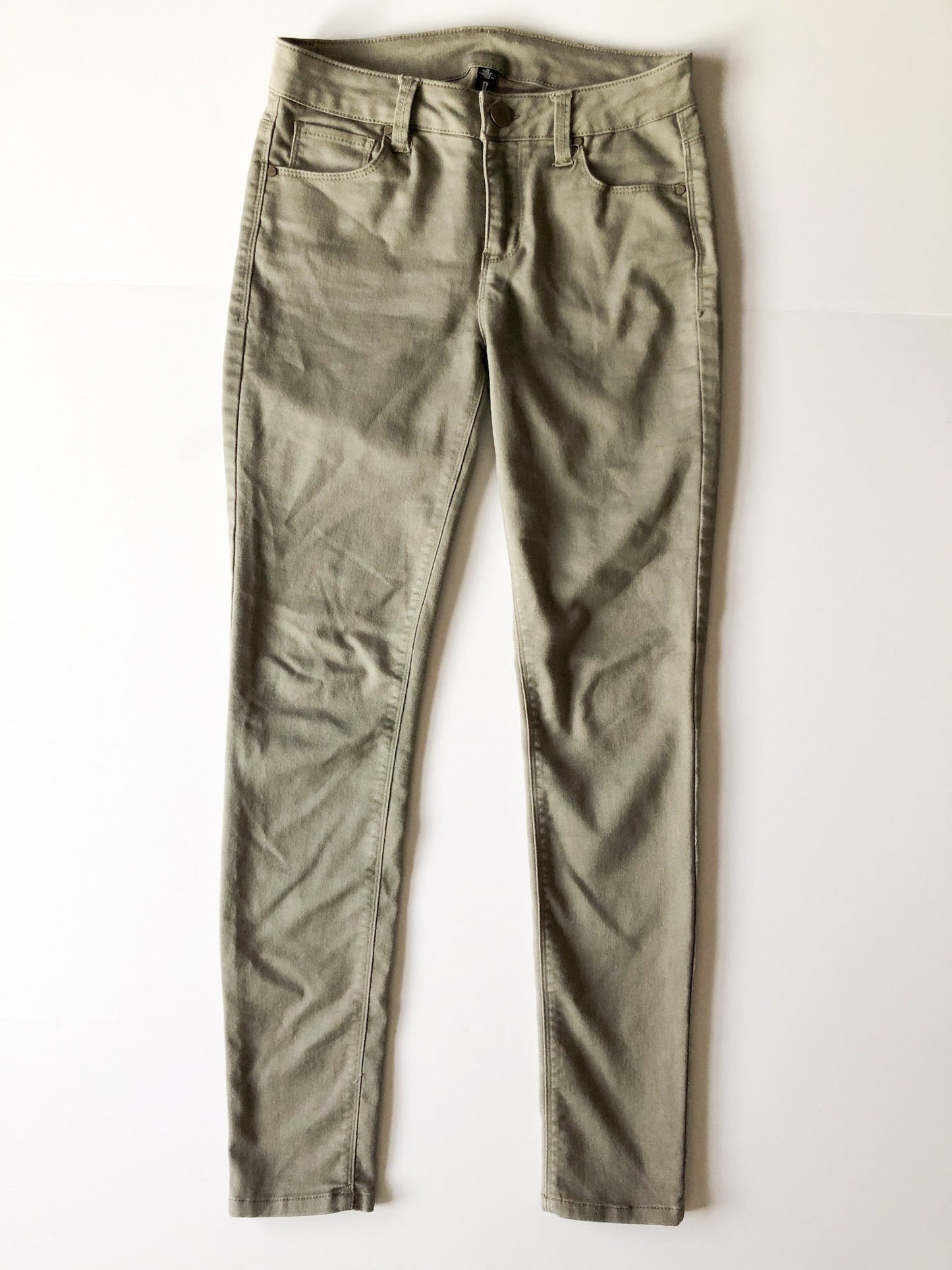 Design Lab Women's Skinny Stretch Pants/Jeans Color: Bay Leaf Size