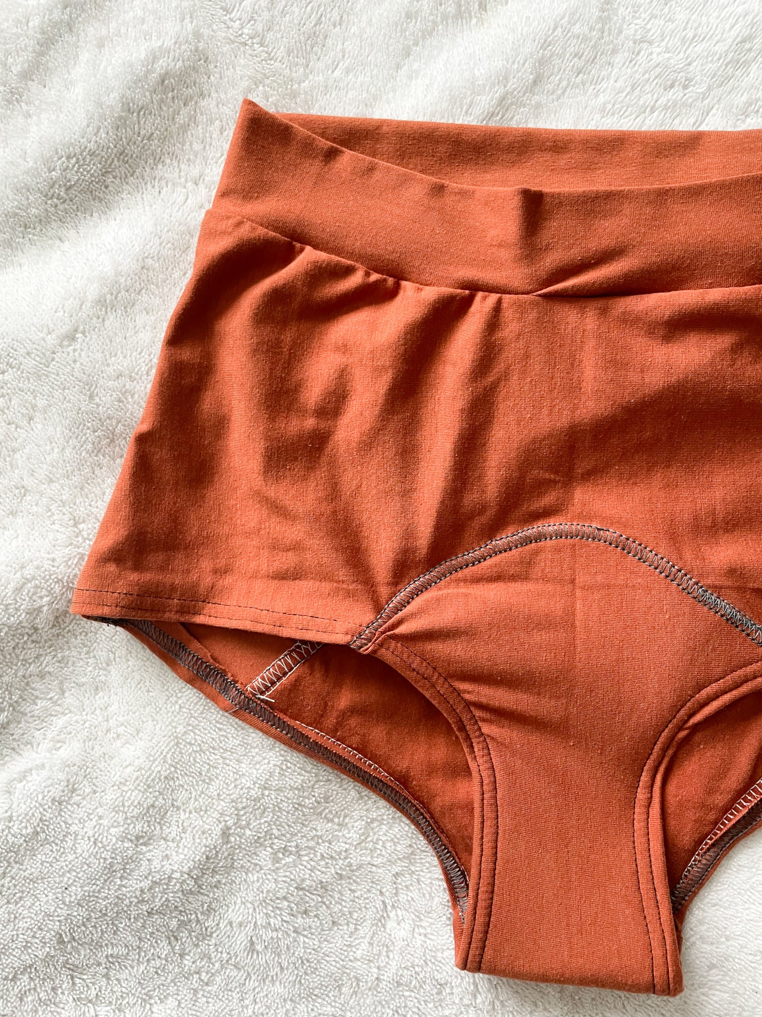 High Waisted Period Underwear - Orange — Crushes
