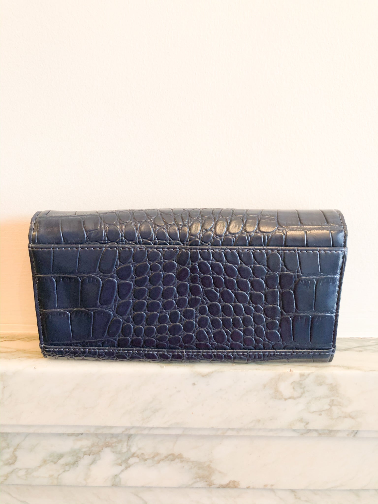 Faux best sale croc wallet